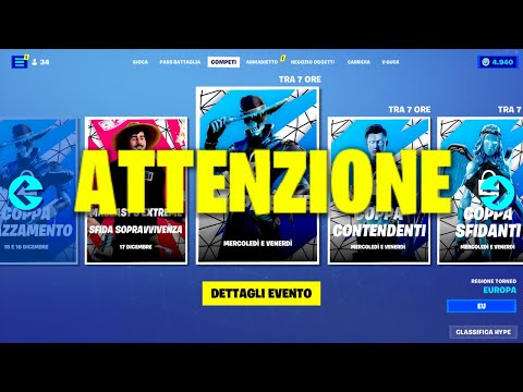 Come partecipare agli eventi di Fortnite: Guida completa per i giocatori italiani