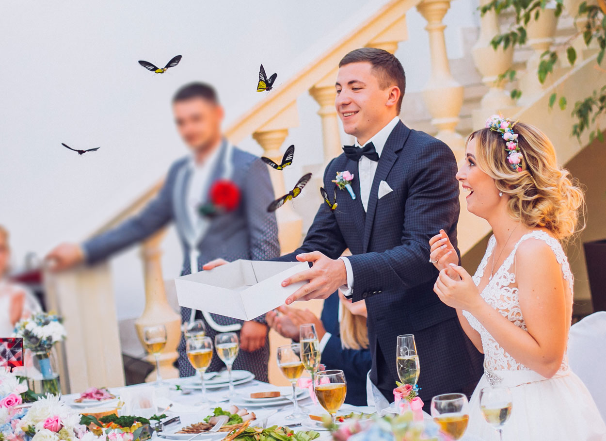 Le farfalle per matrimonio: un tocco di magia nel tuo grande giorno
