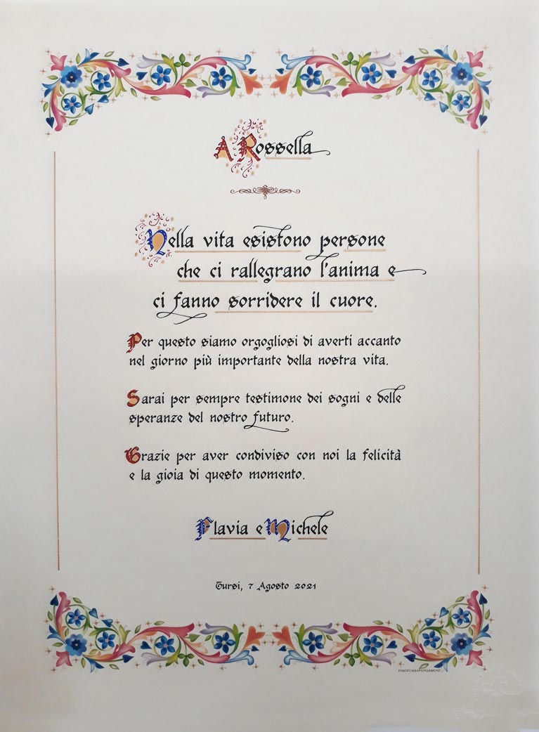 Modello di pergamena per Matrimonio Civile da Stampare: Un dettaglio unico per celebrare il vostro giorno speciale