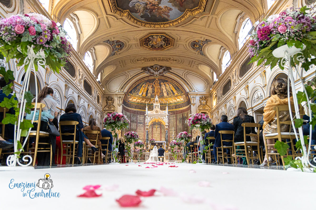 Sposarsi nella suggestiva cornice di Santa Cecilia in Trastevere: un matrimonio da sogno