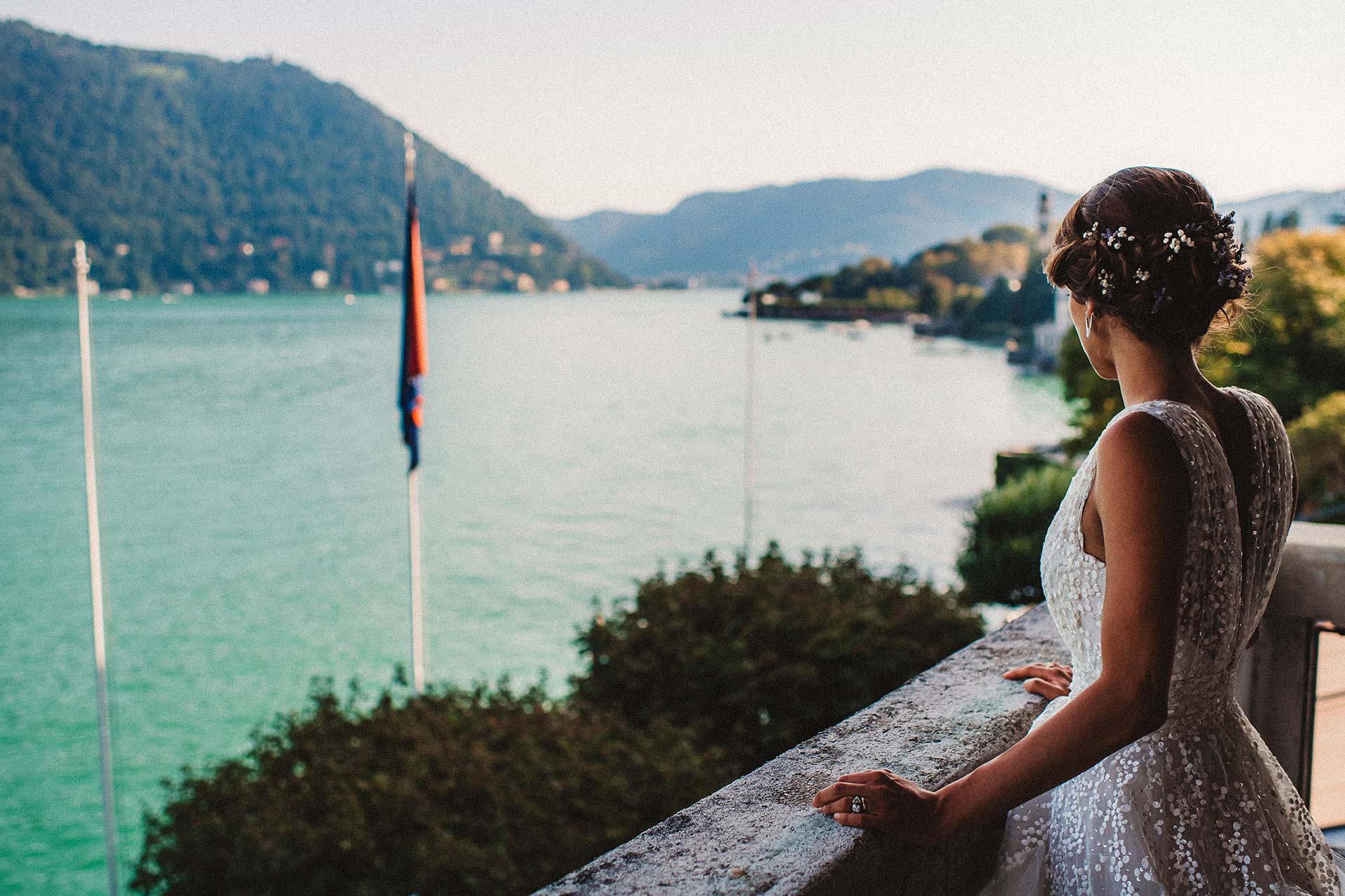 Suggestioni romantiche: Matrimonio da sogno sul Lago di Como ieri